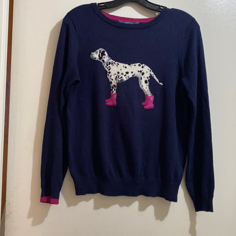 Joules knitwear doggie sweater. Cute and simple but very original